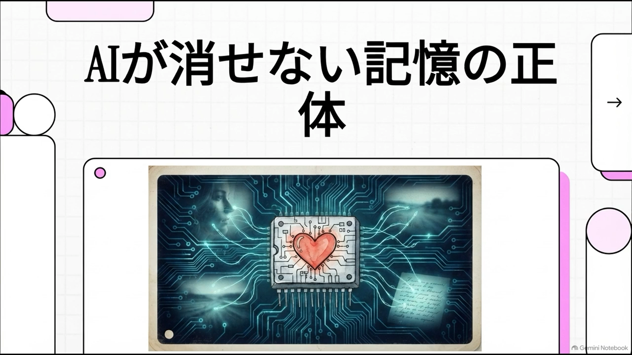 AIが消せない記憶の正体