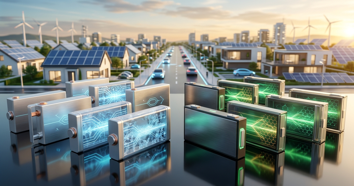 全固体電池とナトリウムイオン電池が拓く「蓄電革命2026」 — 発火リスクゼロ・超急速充電・脱レアメタルへ。家庭用蓄電池からEV、日常インフラの常識を塗り替える次世代バッテリー最前線 アイキャッチ