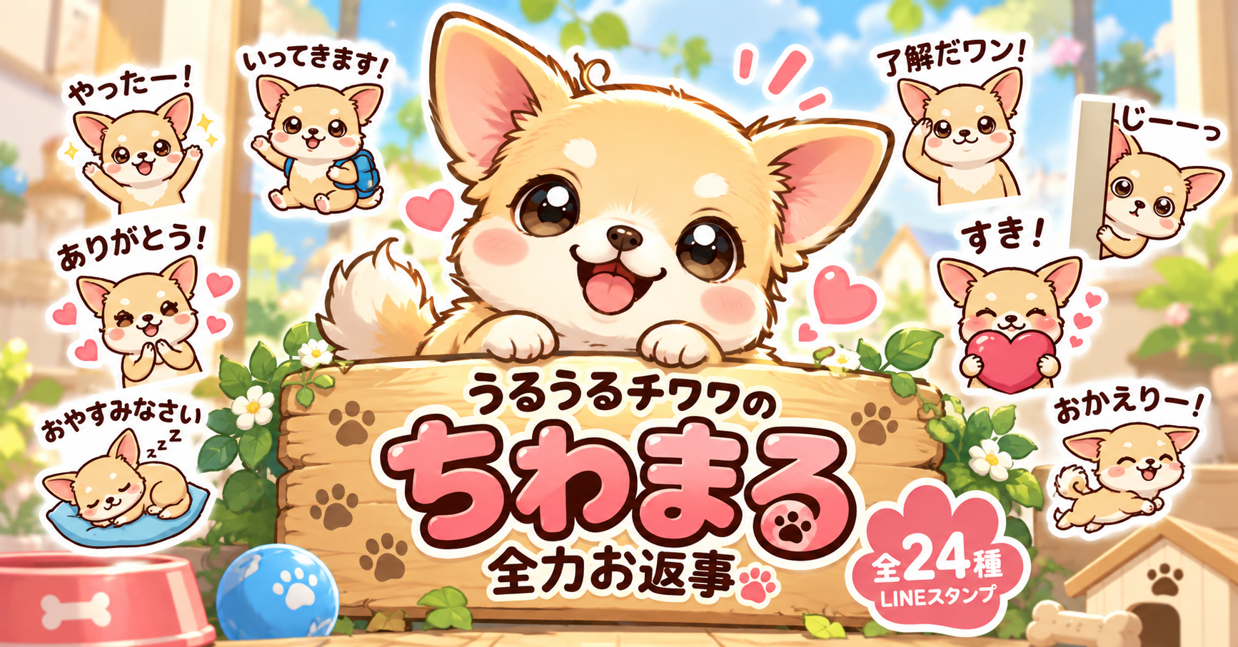 うるうるチワワのちわまる全力お返事