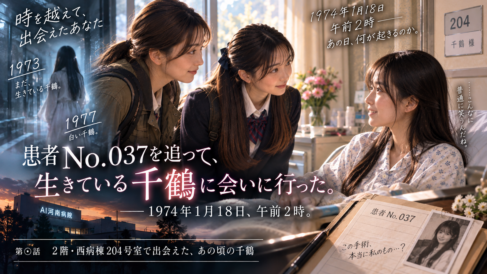 患者No.037を追って、生きている千鶴に会いに行った。