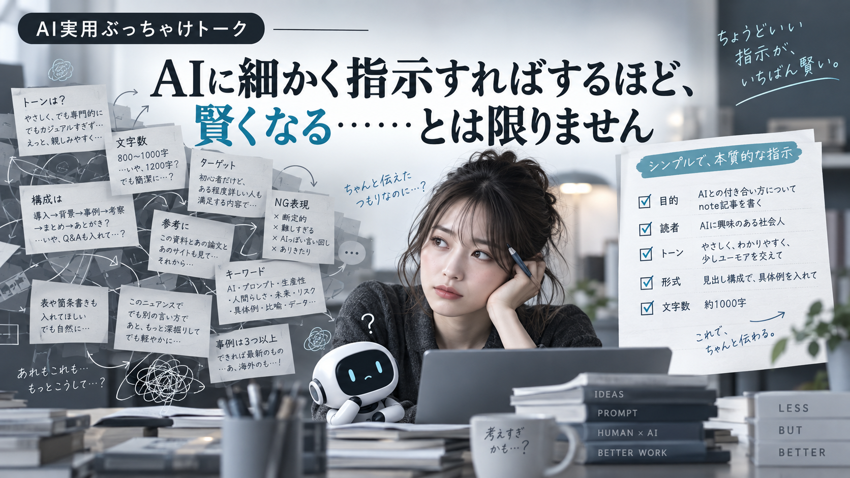 AIに細かく指示すればするほど、賢くなる……とは限りません