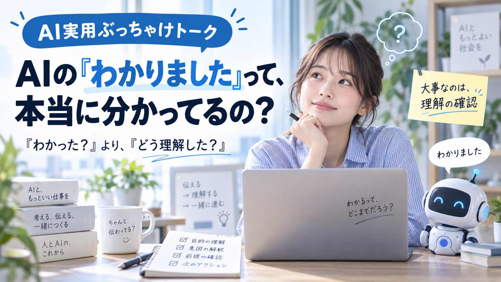 AIの「わかりました」って、本当に分かってるの？