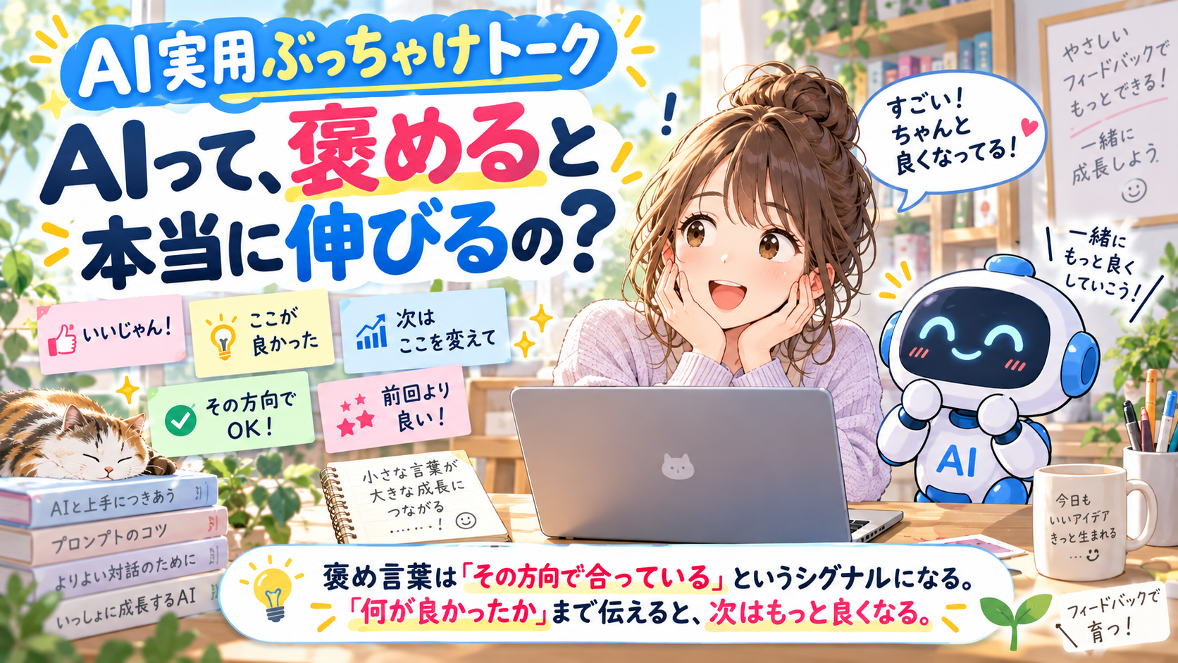 AIって、褒めると本当に伸びるの？